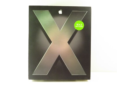 Apple Mac OS X v10.4.3 Tiger - DVD (MA190Z/A), Brand NEW SEALED, RARE!!!