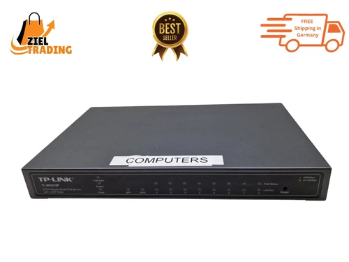 TP-Link TL-SG2210P 8-Port Gigabit PoE Switch + 2x SFP Ports Managed Netzwerk