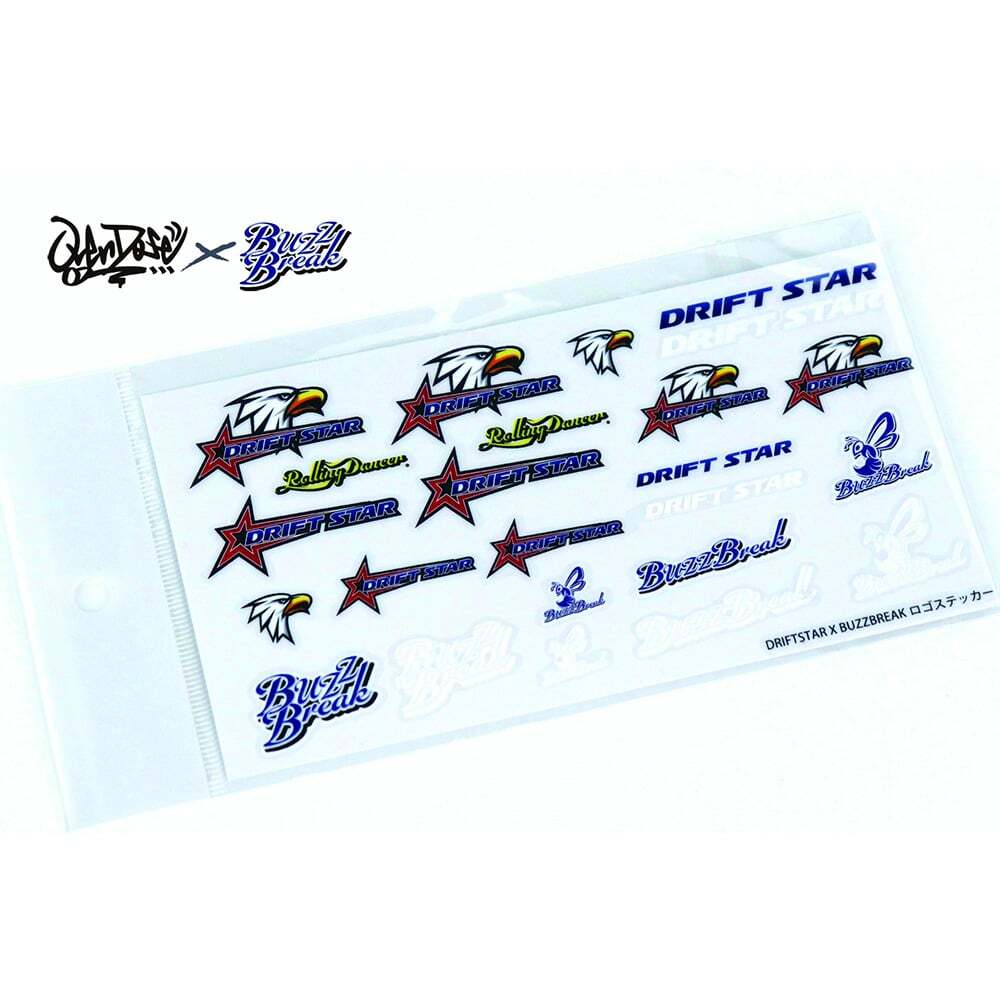 Drift Star X Buzz Break Logo Sticker Drift Star X Buzz Break Logo Sticker