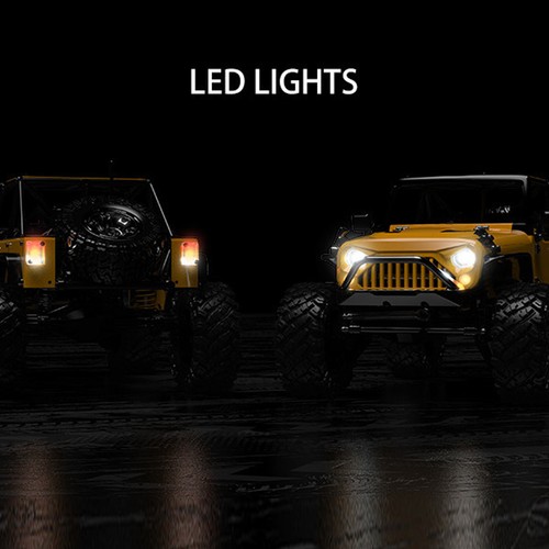 MJX H12Y+ RC Car 1:12 Off Road Remote Controlled Rock Crawler Brushless 2S 7.4Ot - Picture 9 of 16