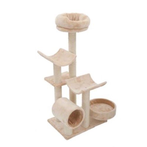 Cat Tree Kittens Older Cats Den Scratching Post Tower Condos Play Sleep Catnap - Picture 1 of 13