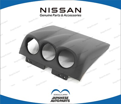 Nissan Genuine SKYLINE R34 ENR34 Late Model Triple Meter Gauge Cover 68410-AA010
