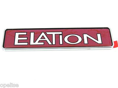 Genuine New CITROEN ELATION DOOR BADGE Pink For AX 1987-1997 & ZX