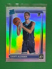 2021-22 Panini Donruss Optic Santi Aldama #176 RC Rated Rookie Holo Prizm