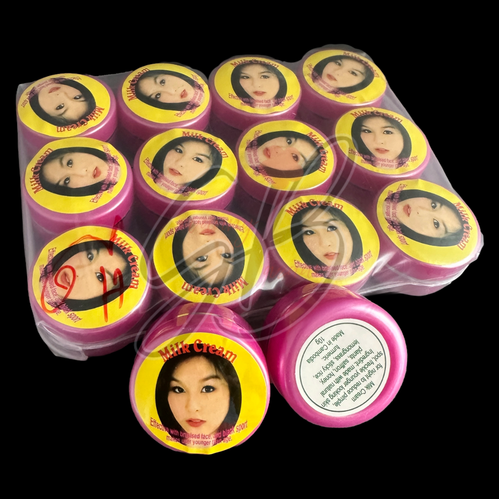 12-Piece Milk Cream Hair Clips Set for Kids & Adults