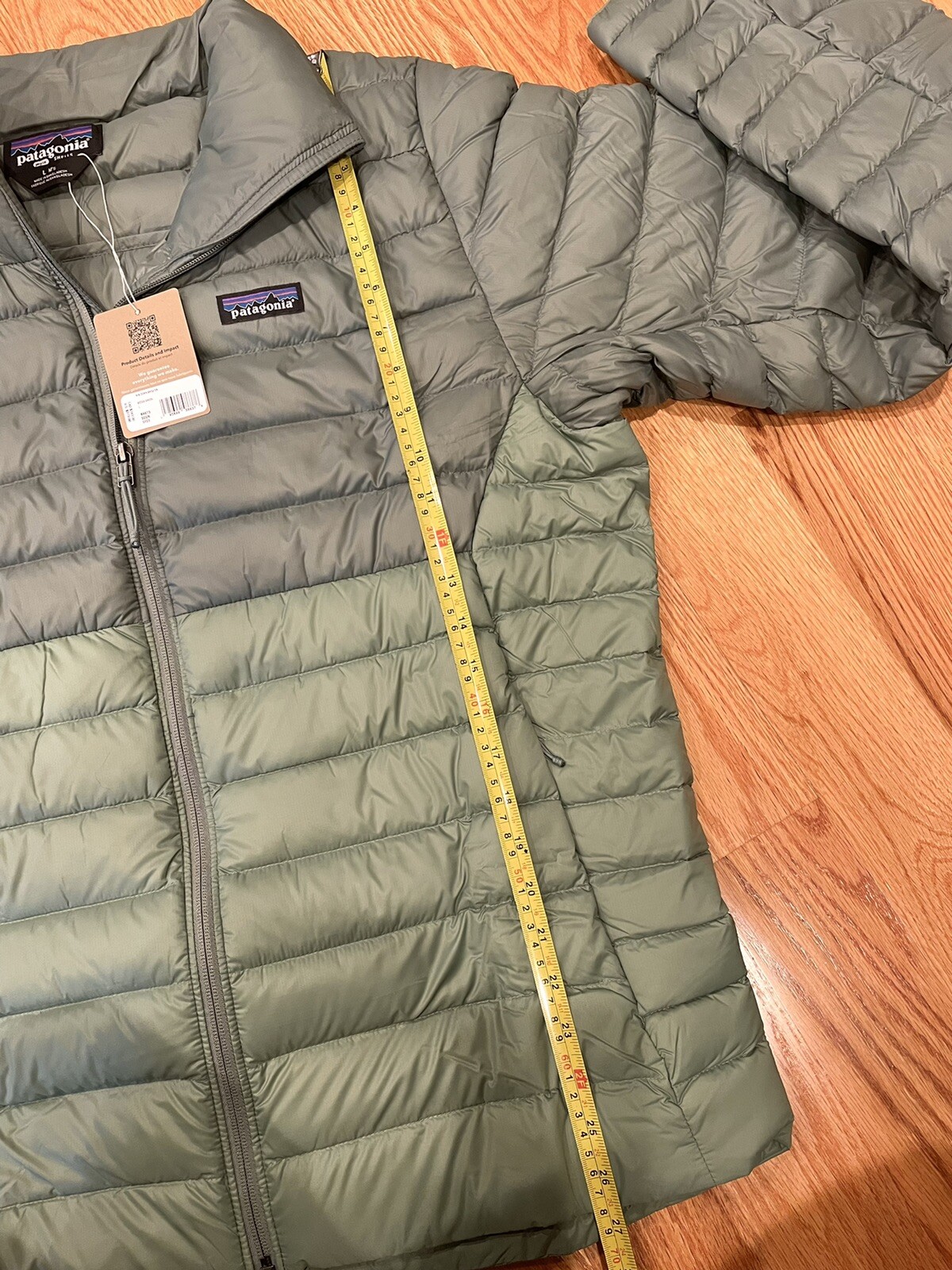 NEW! PATAGONIA Men Down Sweater Jacket—(L)—800 Down—Puffer Jacket