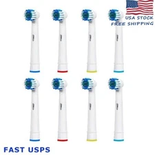 8Pack For Oral-B Precision Electric Toothbrush Replacement Brush Heads 1000 2000