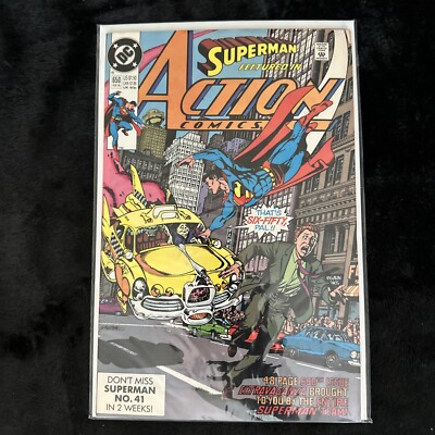 ACTION COMICS SUPERMAN   #650  VF/NM    1990  COMBINE SHIPPING BX2460 C23