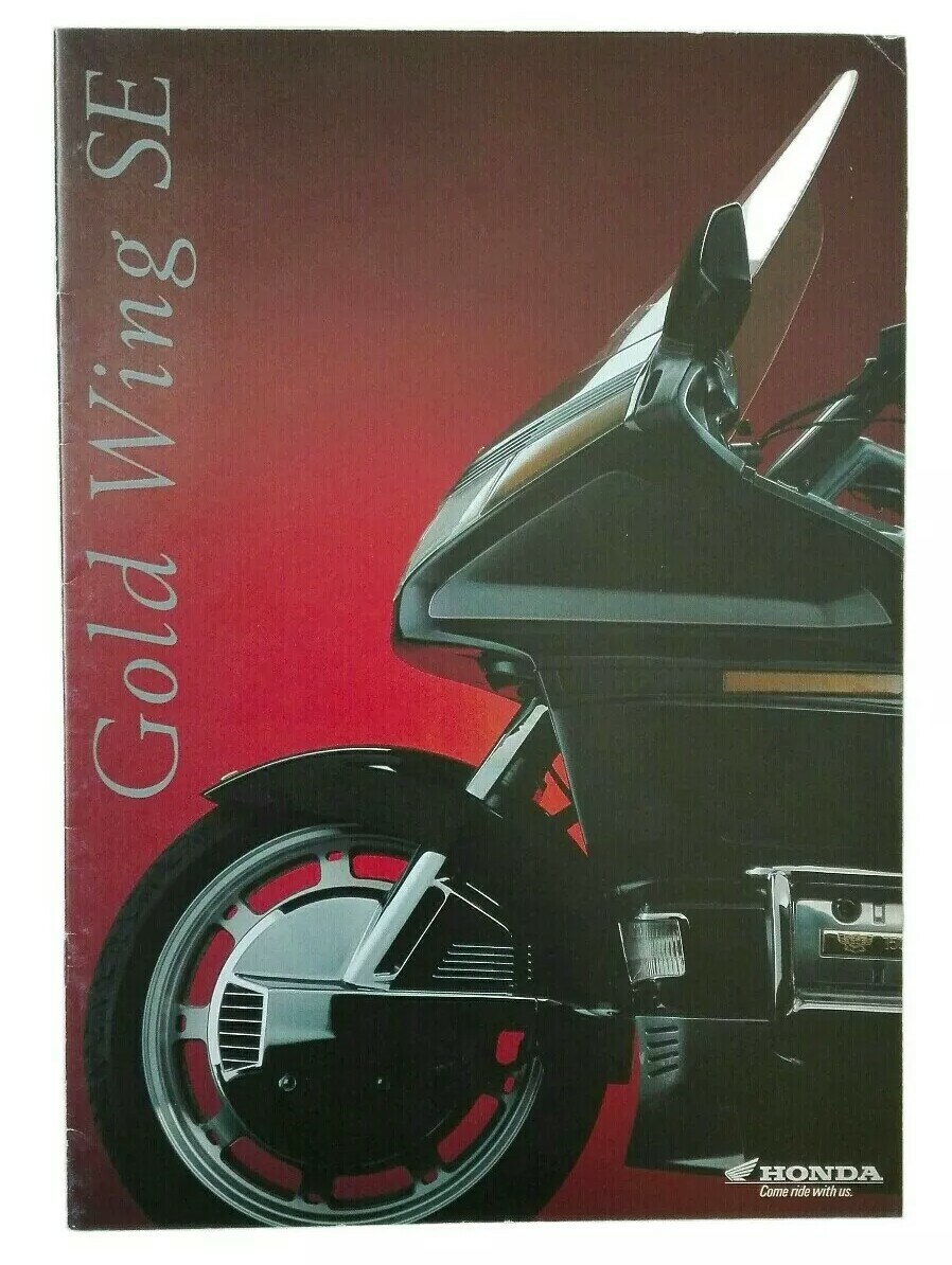 Prospectus japonais Honda Gold Wing SE 1992 rare en parfait état d'archivage