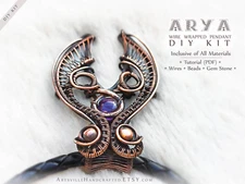 Full DIY Kit, Wire Wrapping Jewelry Making Craft Kits for Adult Wire Wrapped