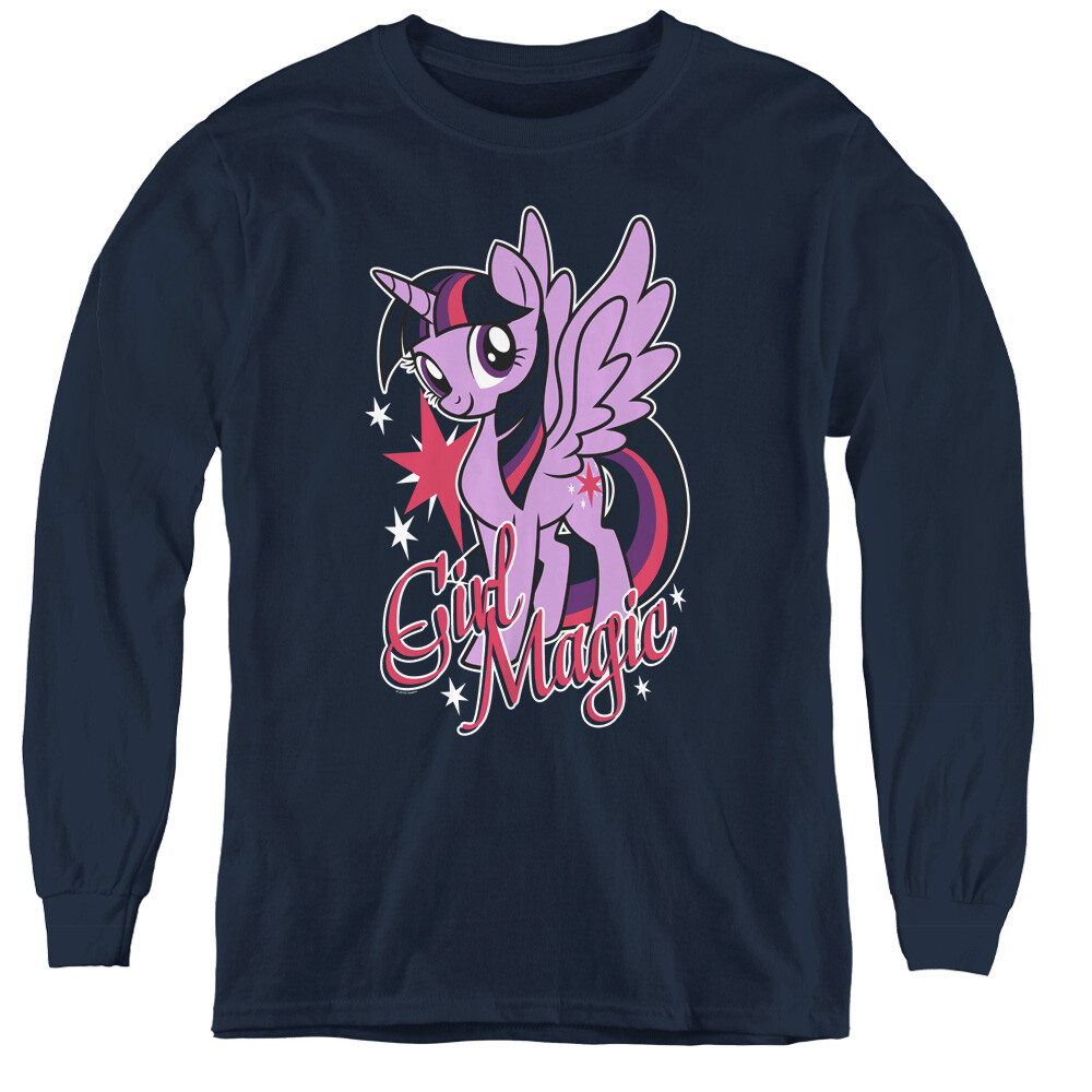 Maglietta My Little Pony bambino manica lunga ragazza maglietta Magic Navy
