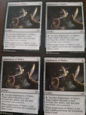 MTG 4 x Implement of Malice - Ätherrevolte