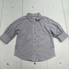 We The Free Ellie Short Sleeve Button Down Top Women’s Size Small