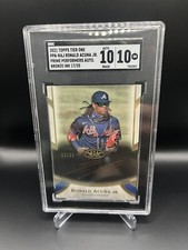 Ronald Acuna 2021 Tier One Talent Autographs Bronze Ink /25 