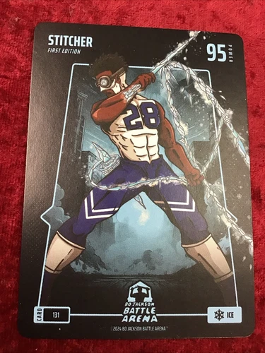 BO JACKSON BATTLE ARENA ~ #131 ~ ICE ~ STITCHER (JONATHAN TAYLOR)