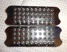 INTEC Cheese Grater Stirrup Treads Pads - Stainless Steel - 4 1/4" - NEW!