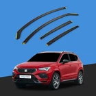 Seat Ateca MK1 2016-Onwards 5 Door SUV Wind Deflectors In-Channel Guards 4pc
