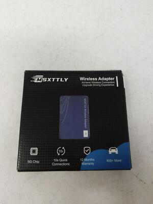 MSXTTLY Wireless Carplay Adapter & Android Auto Wireless Adapter, 2 in 1 Auto