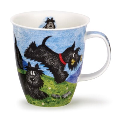 Dunoon Tassen Highland Animals Scottie 0,4l Teetasse Kaffeebecher Nevis