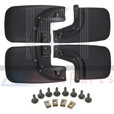 Front & Rear Splash Guards Mud Flaps For 2005-2015 Toyota Tacoma With Fenders 