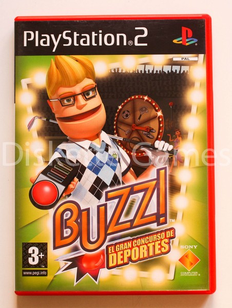 BUZZ EL GRAN CONCURSO DE DEPORTES - PLAYSTATION 2 PS2 PLAY STATION - PAL ESPAÑA
