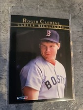 1992 Fleer Career Highlights #2 Roger Clemens Boston Red Sox