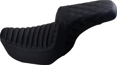 Step-Up Tuck and Roll 2-Up Seat - Black Saddlemen 806-04-176