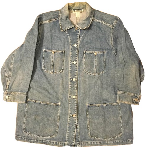 Denim Barn Jacket Chore Over Coat 