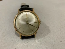 RARE VTG UNIVERSAL GENEVE CAL:1107 Champagne DIAL MANUAL WIND MENS WTCH SERVICED