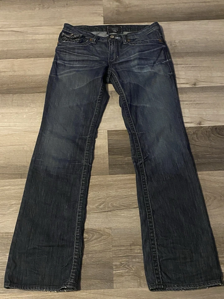 Pantalones de mezclilla Big Star Miki para hombre tiro bajo Liv Blowout Bootcut talla 32L/32. Foto 4 de 4