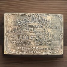 Vintage Jack Daniel  s Belt Buckle 1970s Rare
