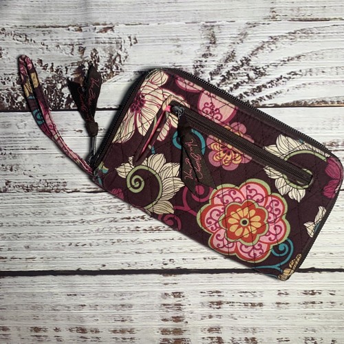 vera bradley wristlet purple