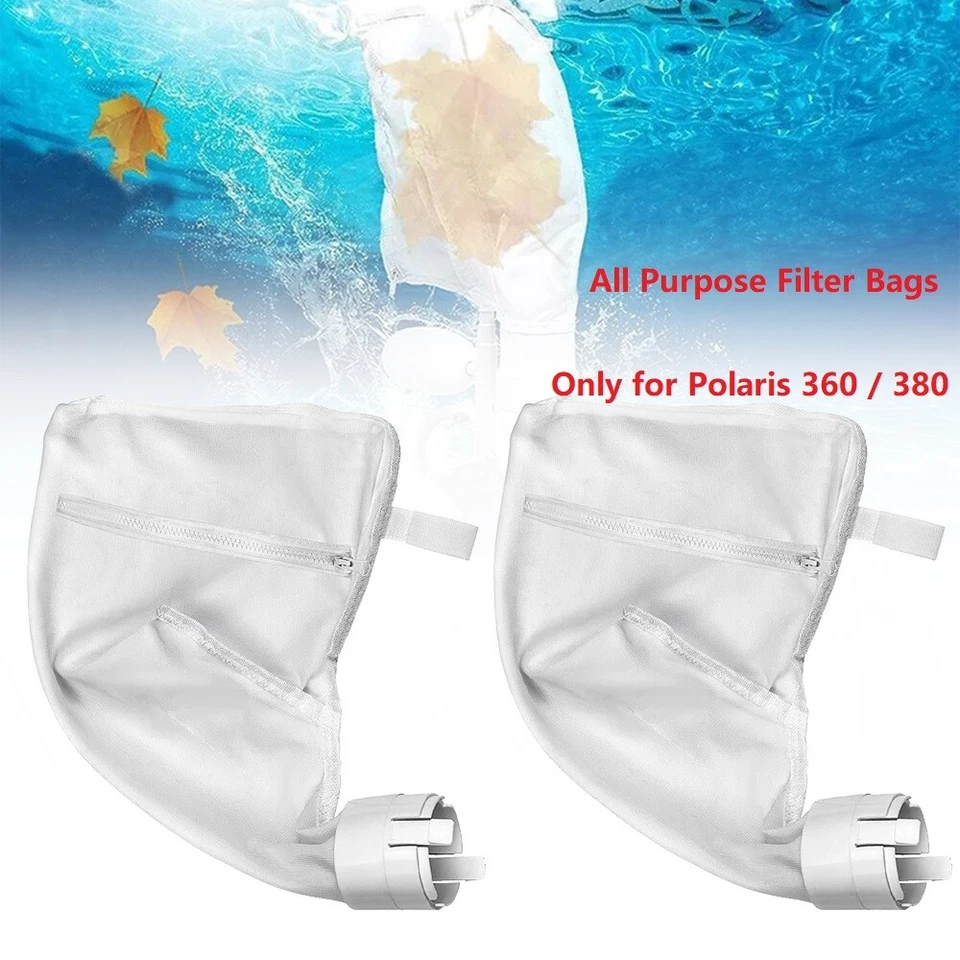 4 Pack Pool Cleaner Bags All Purpose Filter Bag Replacement for Polaris 360 380 - Image 2 of 4