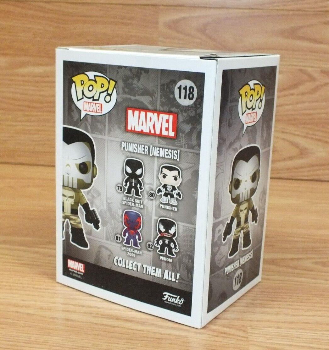 POP! Marvel #118 Punisher [Nemesis] Collectible Vinyl Bobble Head