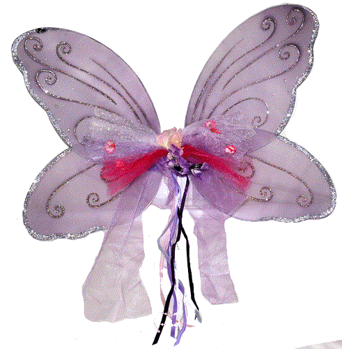 Handgefertigtes Kostüm Schmetterling Fee Flügel - lila Flügel groß NEU! - Bild 1 von 1