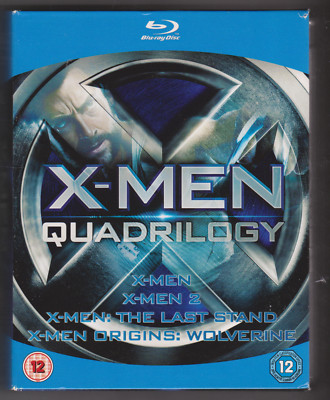 X-Men Quadrilogy Blu Ray Box Set - X-Men, 2, The Last Stand, Origins: Wolverine