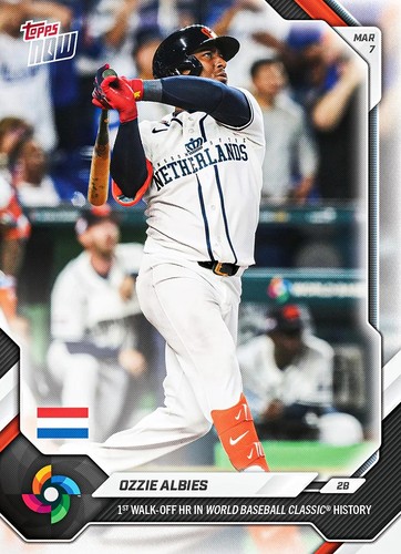 Darell Hernaiz 2026 World Baseball Classic Topps NOW Card 12 Gold