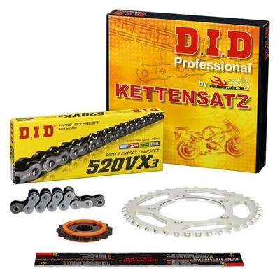 DID SILENT Kettensatz Suzuki DR 650 RS SP42B EXTRA verstärkt Nietschloss DR650RE