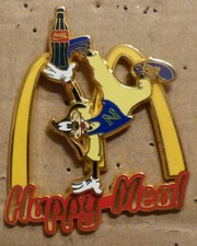 GRAND PIN PINS PIN'S DISNEY GOOFY COCA COLA MAC DONALD'S, DOUBLE MOULE