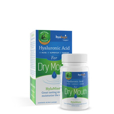 Hyaluronic Acid for Dry Mouth Mint Flavor 60 Lozenges By Hyalogic