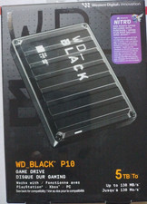 WD_BLACK 5TB P10 Portable Gaming External Hard Drive HDD  WX72D16JED3L