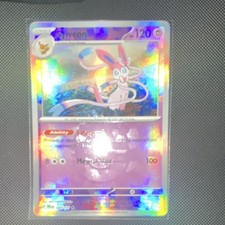 Pokémon Sylveon Sv: Prismatic Evolutions Holo Rare 040/131 120 HP Card