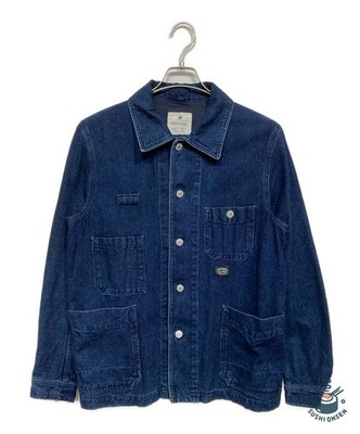 Snow peak Okayama Oxford Work Jacket Size: M Indigo Men JK-17SU304