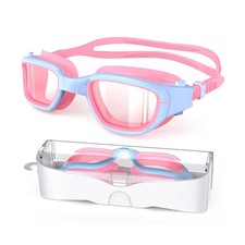 Kids Swim Goggles,Swimming Goggles for Kids 6-14, Anti-Fog UV Protection Pool...