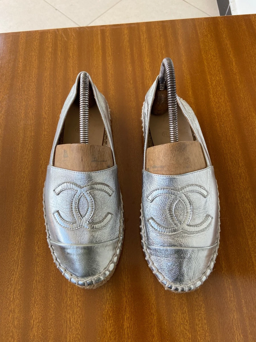 CHANELバレリーナ　シルバーキルティング　37 CHANELバレリーナ シルバーキルティング 37 シルバー（銀色）系 CHANEL