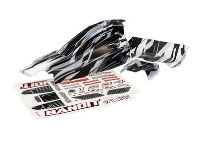 Traxxas 1/10 Bandit 2WD VXL * Body w/ Wing, ProGraphix * 2430X