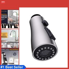 Kitchen Faucet Spray Head Replacement G 1/2 Male Thread Brushed Nickel 3 Mode