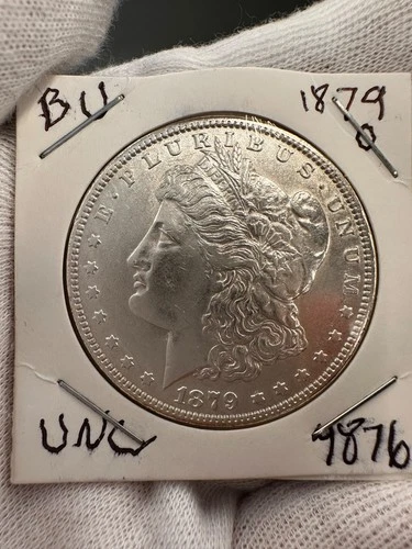 1879-O Morgan Silver Dollar $1 New Orleans Mint AU+ Nice Luster 4876