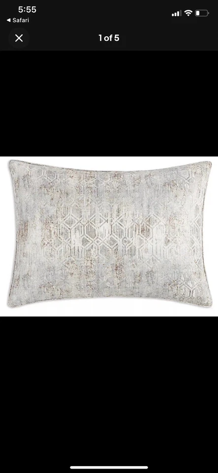 Hudson Park Full/Queen Duvet Cover, Diffused Diamond, Multicolor & 2 Shams - Image 2 of 4