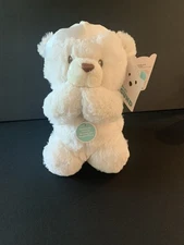 GUND Baby Goodnight Prayer Bear, Talking Plush Teddy Bear Stitched Eyes 9” Kneel